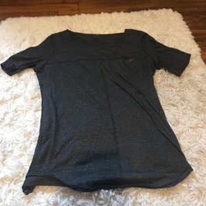 Lululemon grey shirt with front pocket